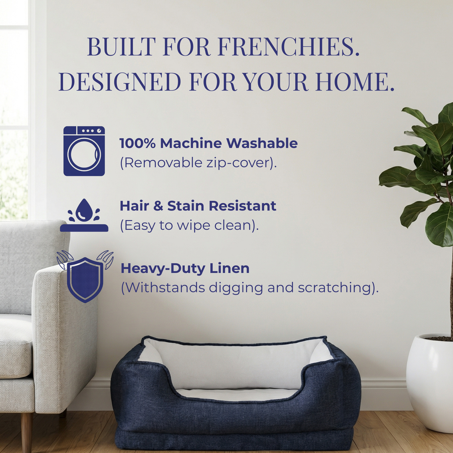 The Frenchie Orthopedic Spine-Relief Bed™